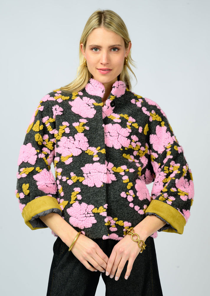 PUFF FLORAL JACKET