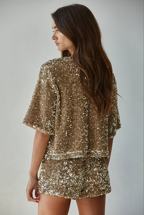 SPOTLIGHT SEQUIN TOP