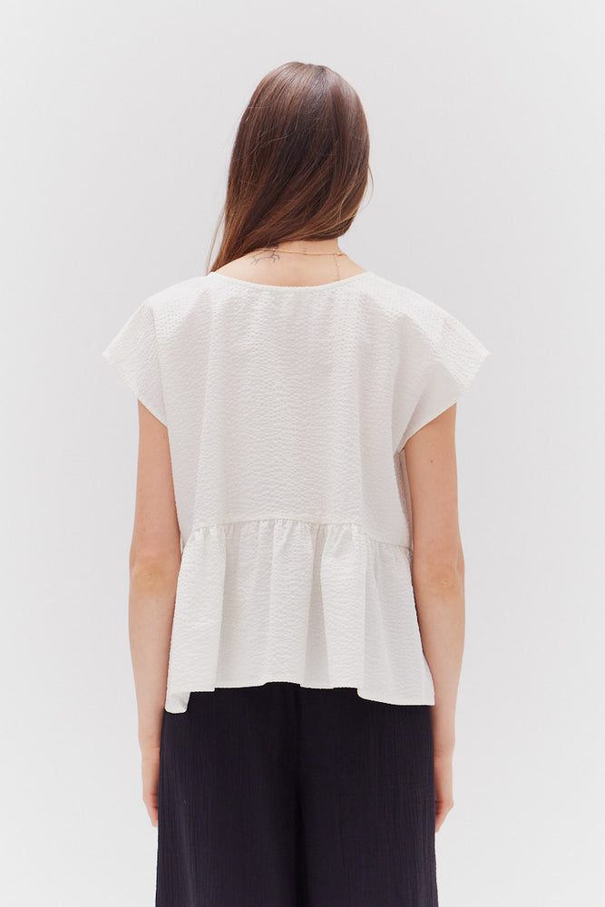OVERFIT TIED TOP