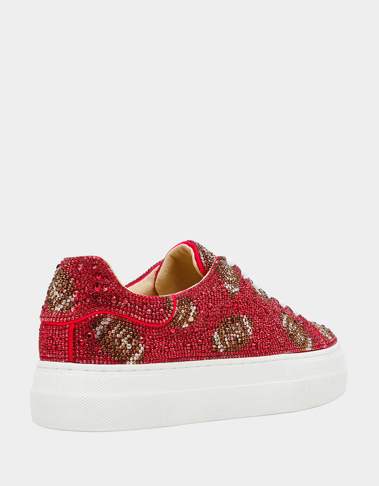 SIDNEY RED FOOTBALL SNEAKER
