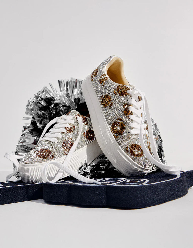 SIDNEY SILVER FOOTBALL SNEAKER