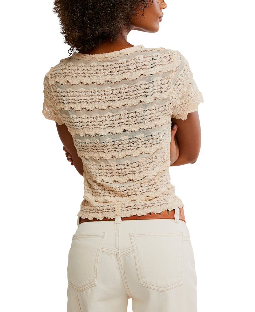 ANGELINA LACE TEE F24BS2306