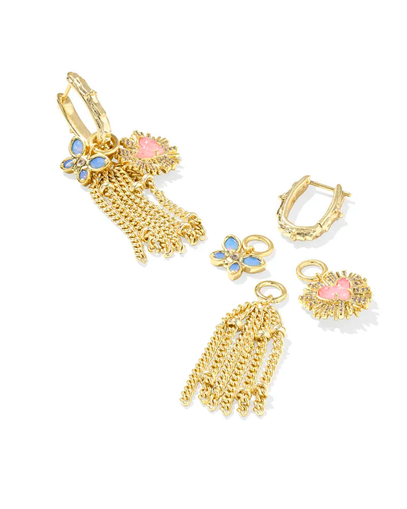 DOLLY PARTON CHARM HUGGIE EARRING