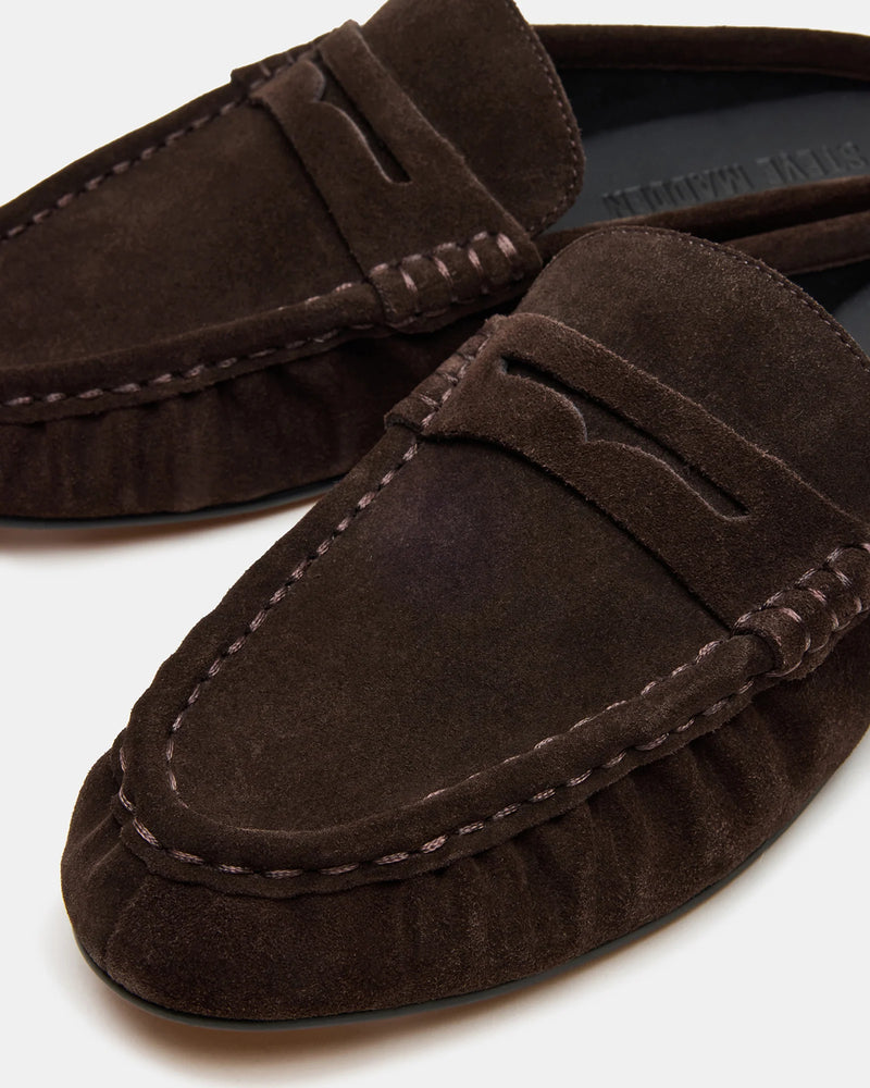 RAFE LOAFER-CHOCOLATE BROWN SUEDE