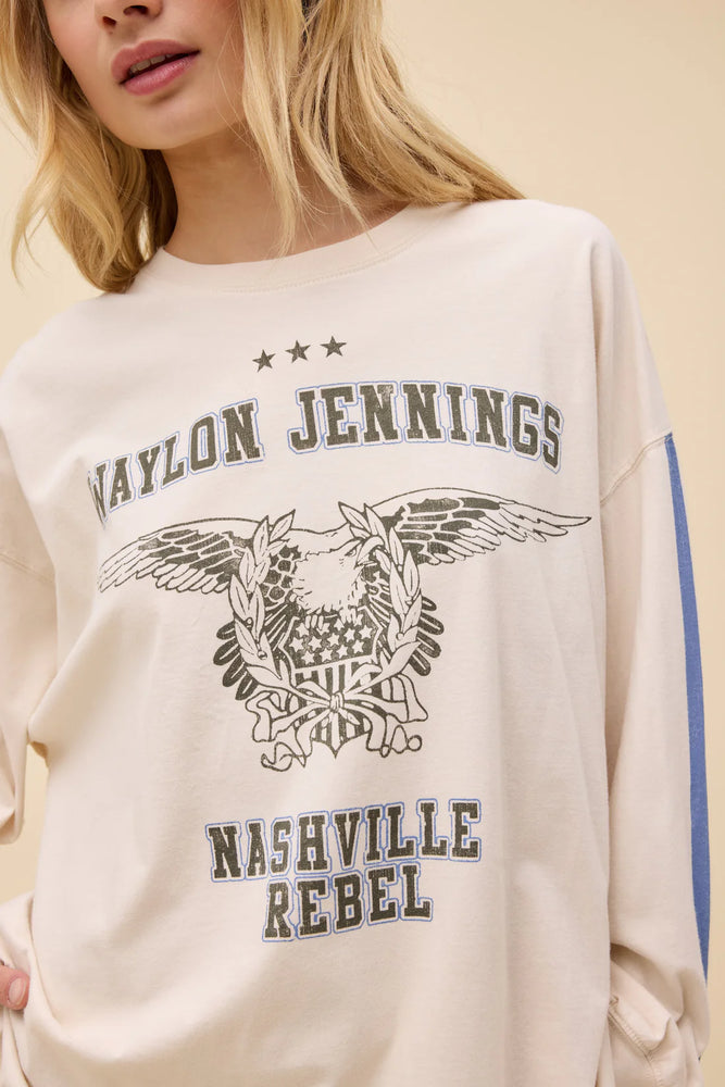 WAYLON JENNINGS NASHVILLE REBEL OS LS