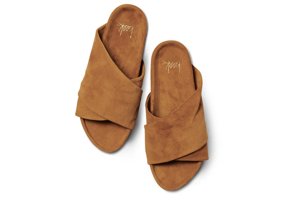 KEA SUEDE SLIDE SANDAL