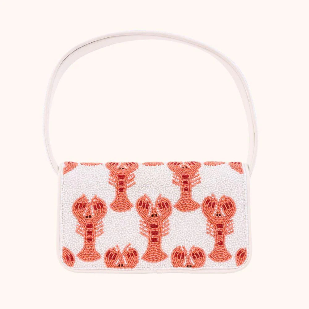 LINDA LOBSTER BEADED HANDBAG